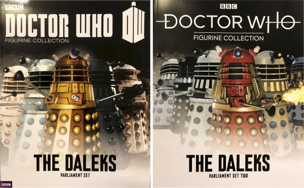 Doctor Who Dalek Parliament Figure Set 1 & 2 Booklets Eaglemoss